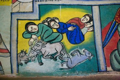 Debre Sina Maryam Church, Gorgora, Lake Tana, Ethiopia, Africa by Unknown